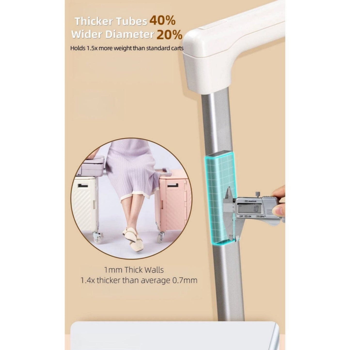Large Capacity Premium Foldable Cart